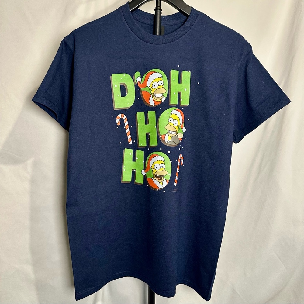 Women or Men The Simpsons Festive Christmas T-Shirt New Without Tags